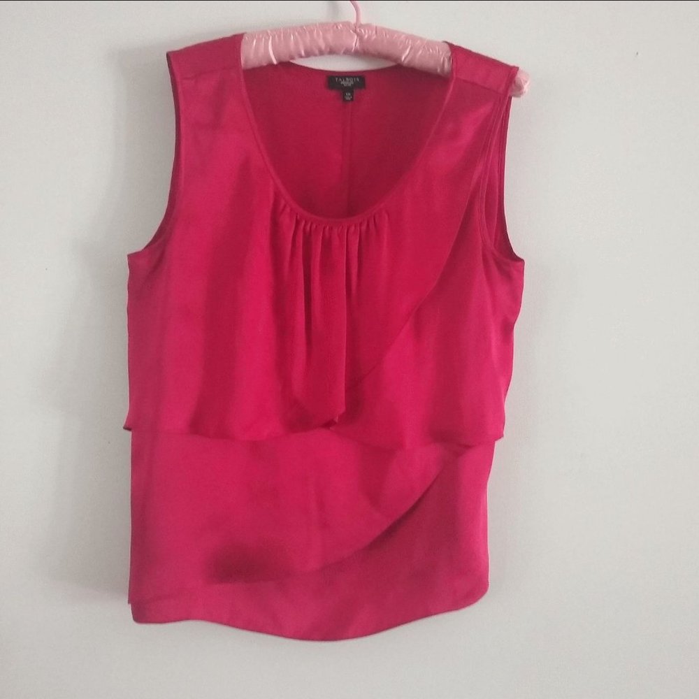 NWOT Talbots Silk  Layered Tank Top